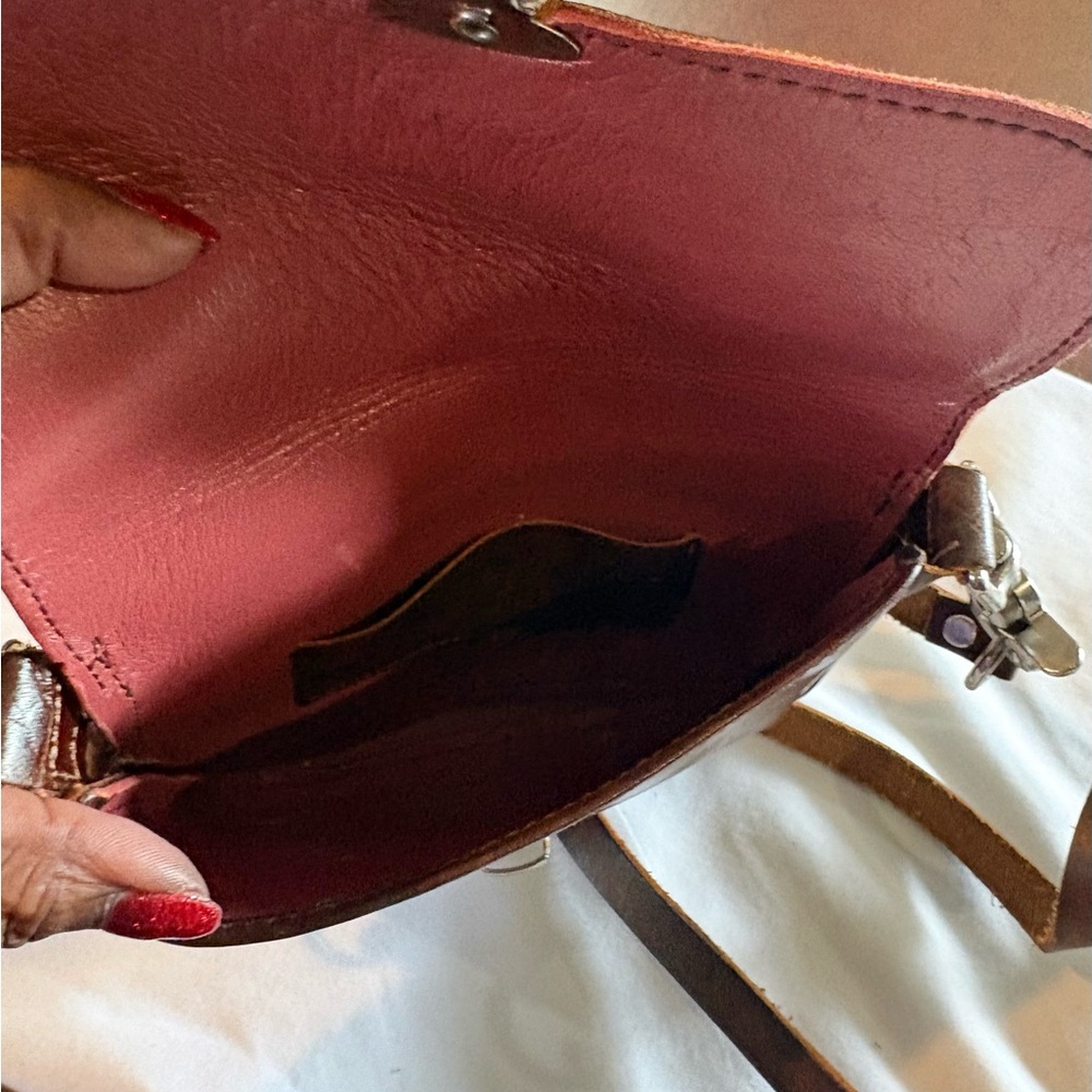Harley-Davidson Brown Leather Crossbody Bag - Picture 3 of 3